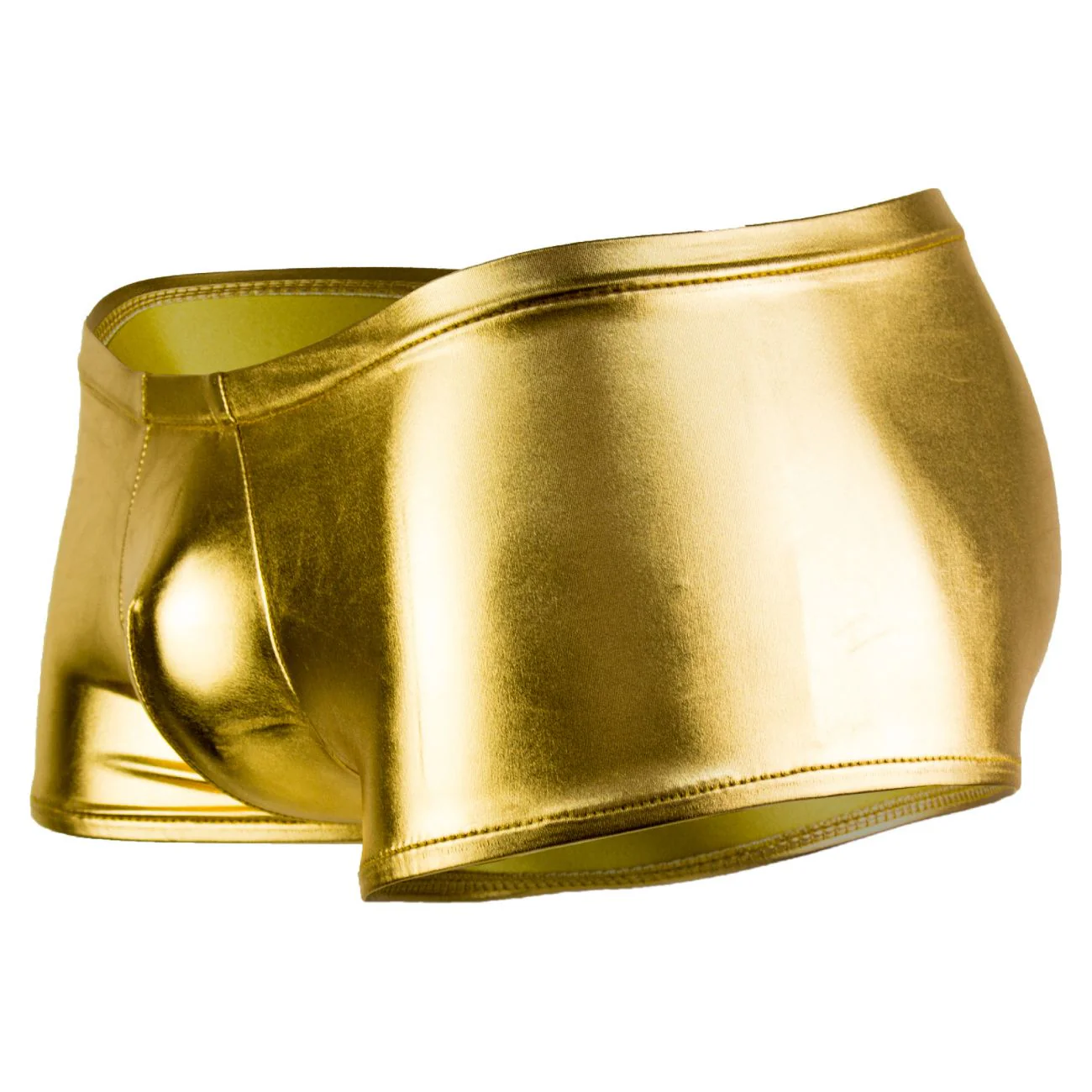 Male Power 153070 Heavy Metal Mini Short Boxer Briefs Color Gold - Image 5
