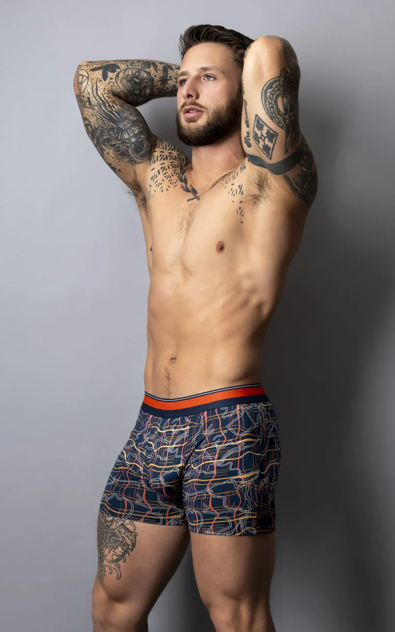 Male Power 160-299 Soo Cumfy Boxer Brief Color Navy - Image 15