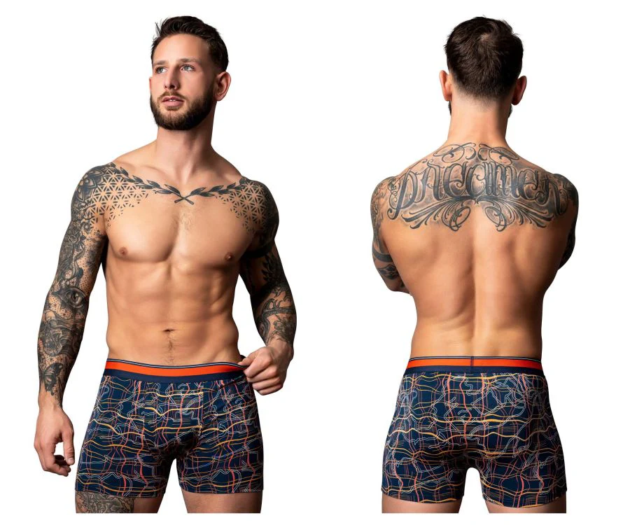 Male Power 160-299 Soo Cumfy Boxer Brief Color Navy - Image 8