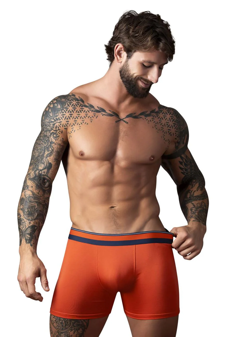 Male Power 160-299 Soo Cumfy Boxer Brief Color Orange - Image 2