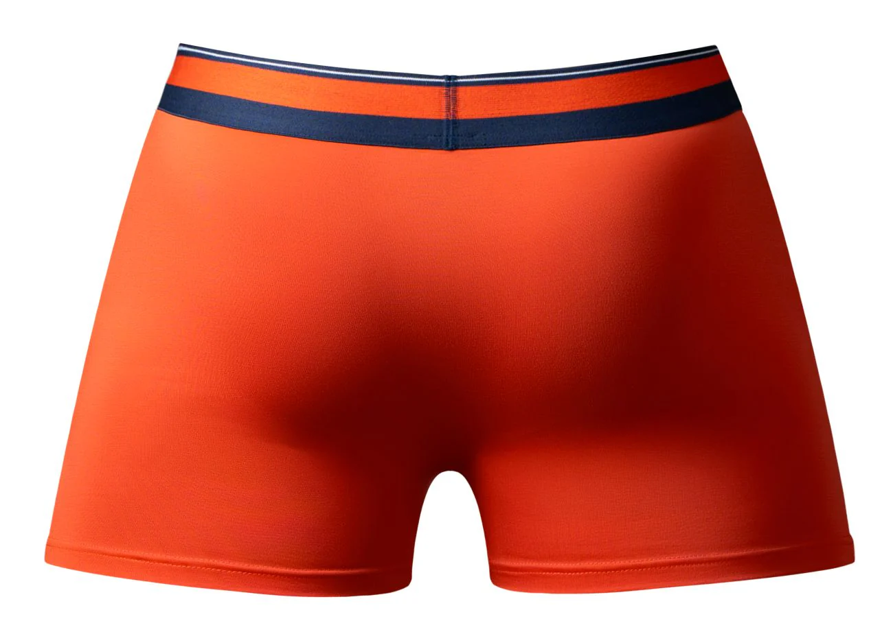 Male Power 160-299 Soo Cumfy Boxer Brief Color Orange - Image 5