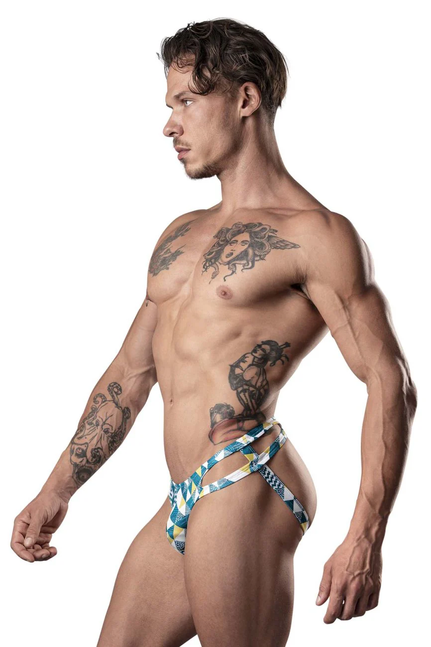 Male Power 302-292 Cut It Out Cut Out Moonshine Color Blue-Green-White - Image 4