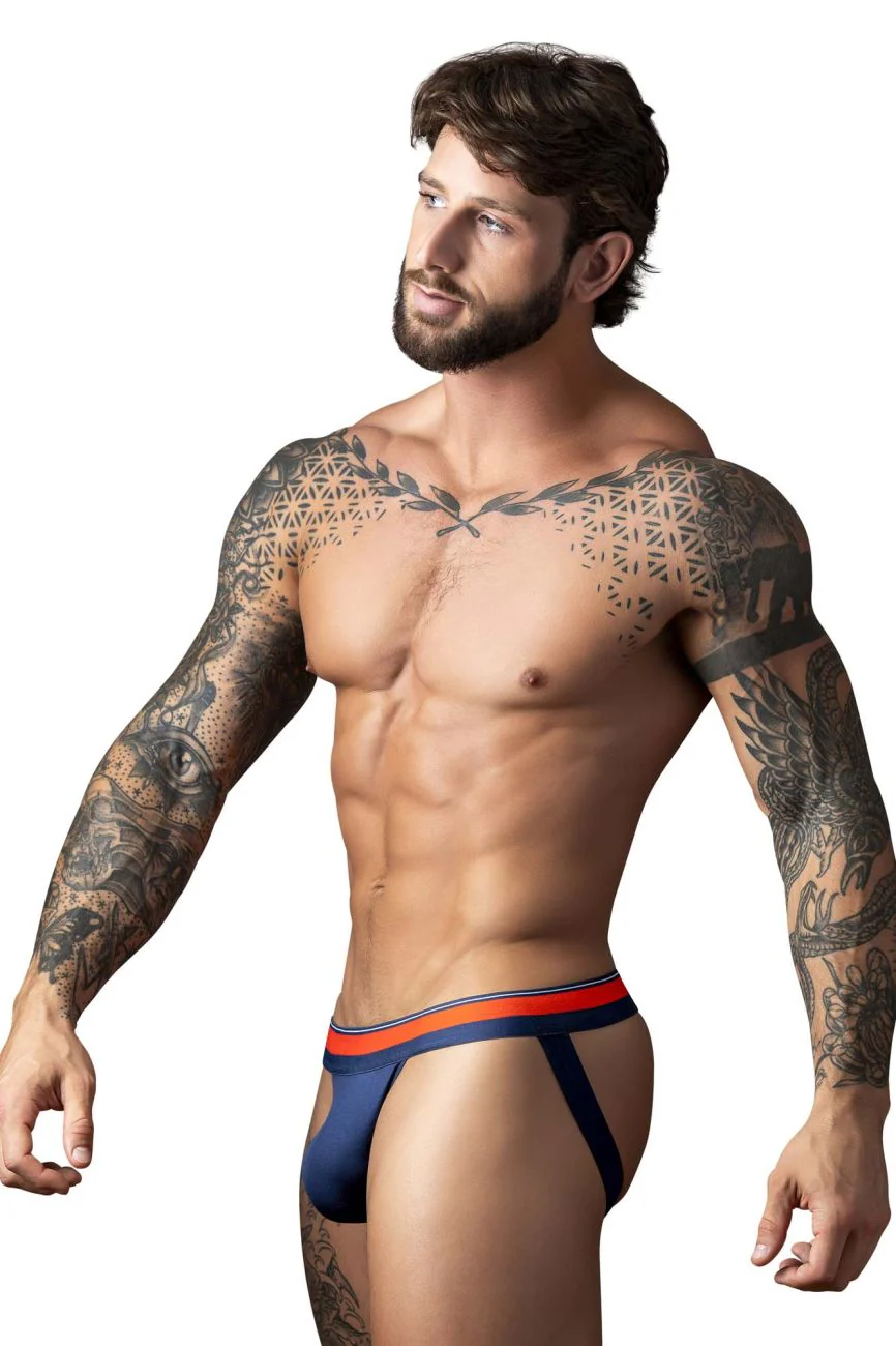 Male Power 349-299 Soo Cumfy Jockstrap Color Navy - Image 2