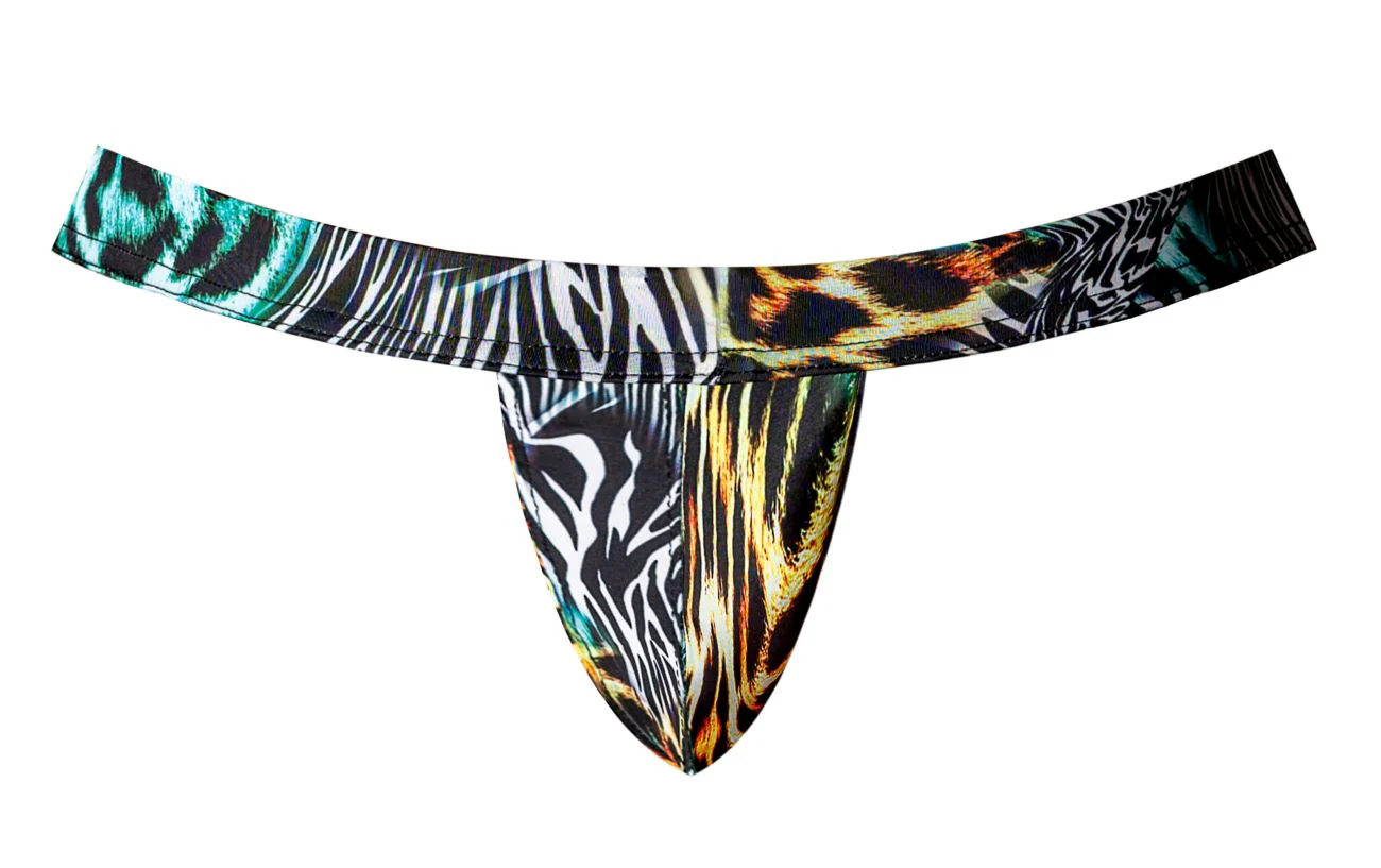 Male Power 392-295 Go Wild Sport Jock Color Multi Animal - Image 4