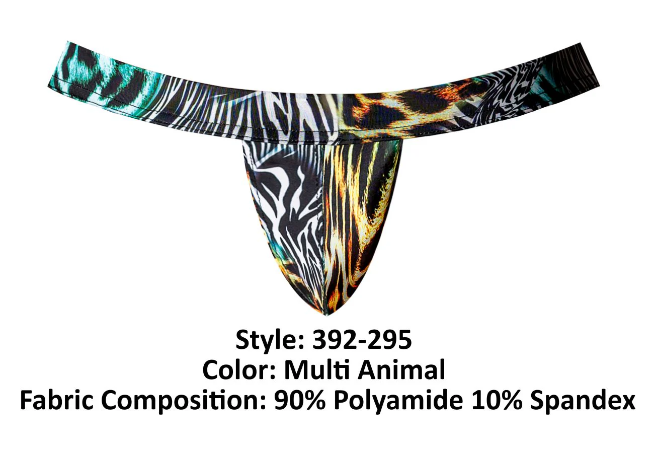 Male Power 392-295 Go Wild Sport Jock Color Multi Animal - Image 6