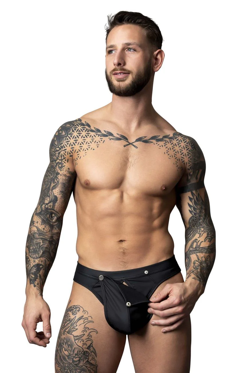 Male Power 410-298 Oh Snap Snap off Thong Color Black - Image 2