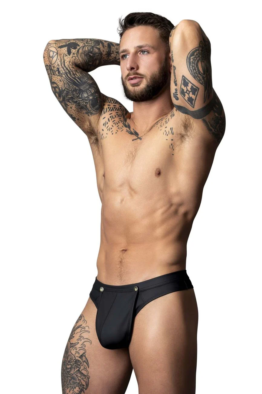 Male Power 410-298 Oh Snap Snap off Thong Color Black - Image 4
