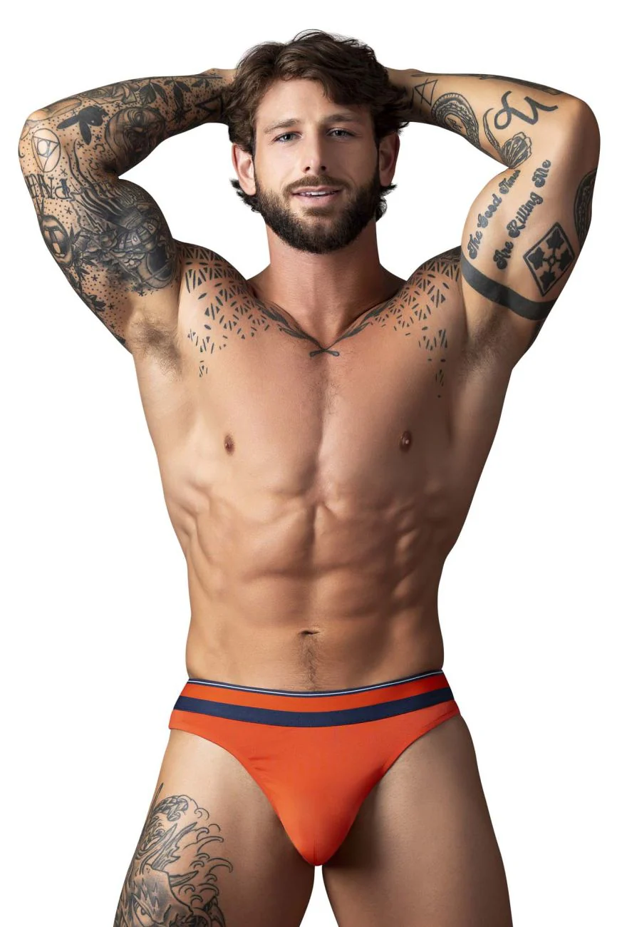 Male Power 412-299 Soo Cumfy Thongs Color Orange - Image 2