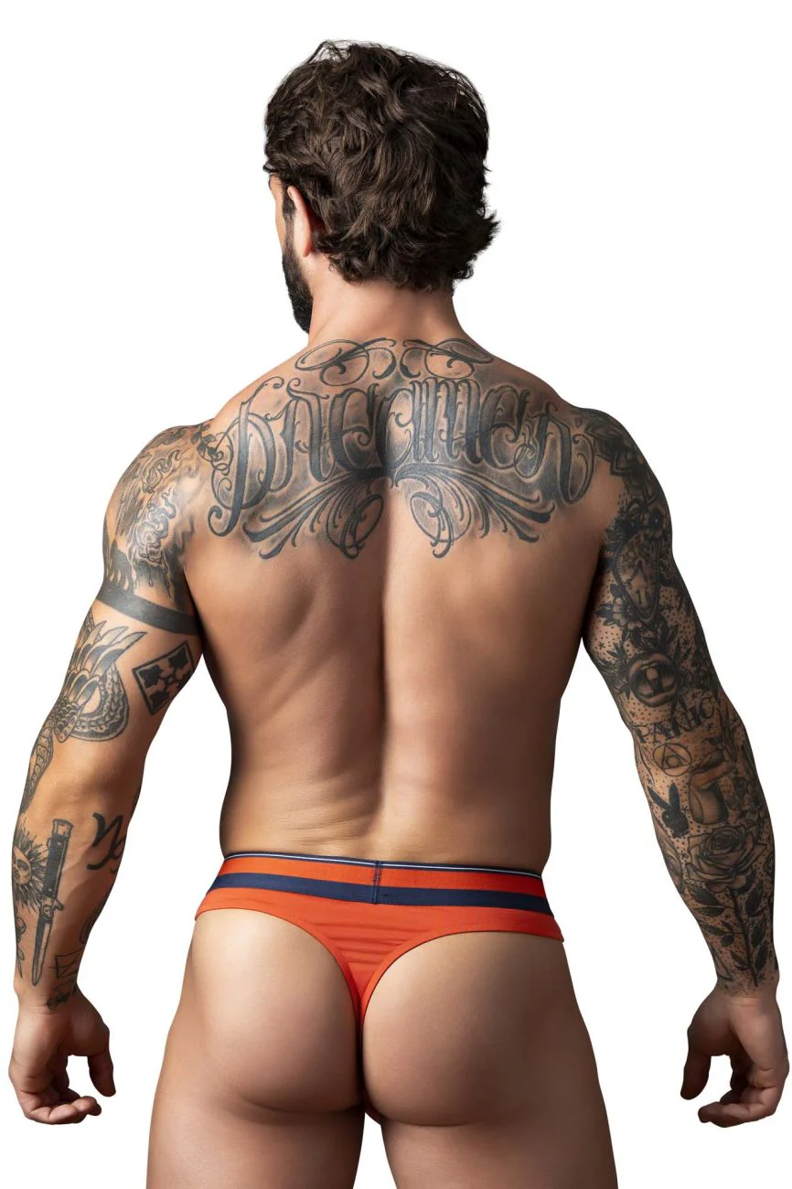 Male Power 412-299 Soo Cumfy Thongs Color Orange - Image 3