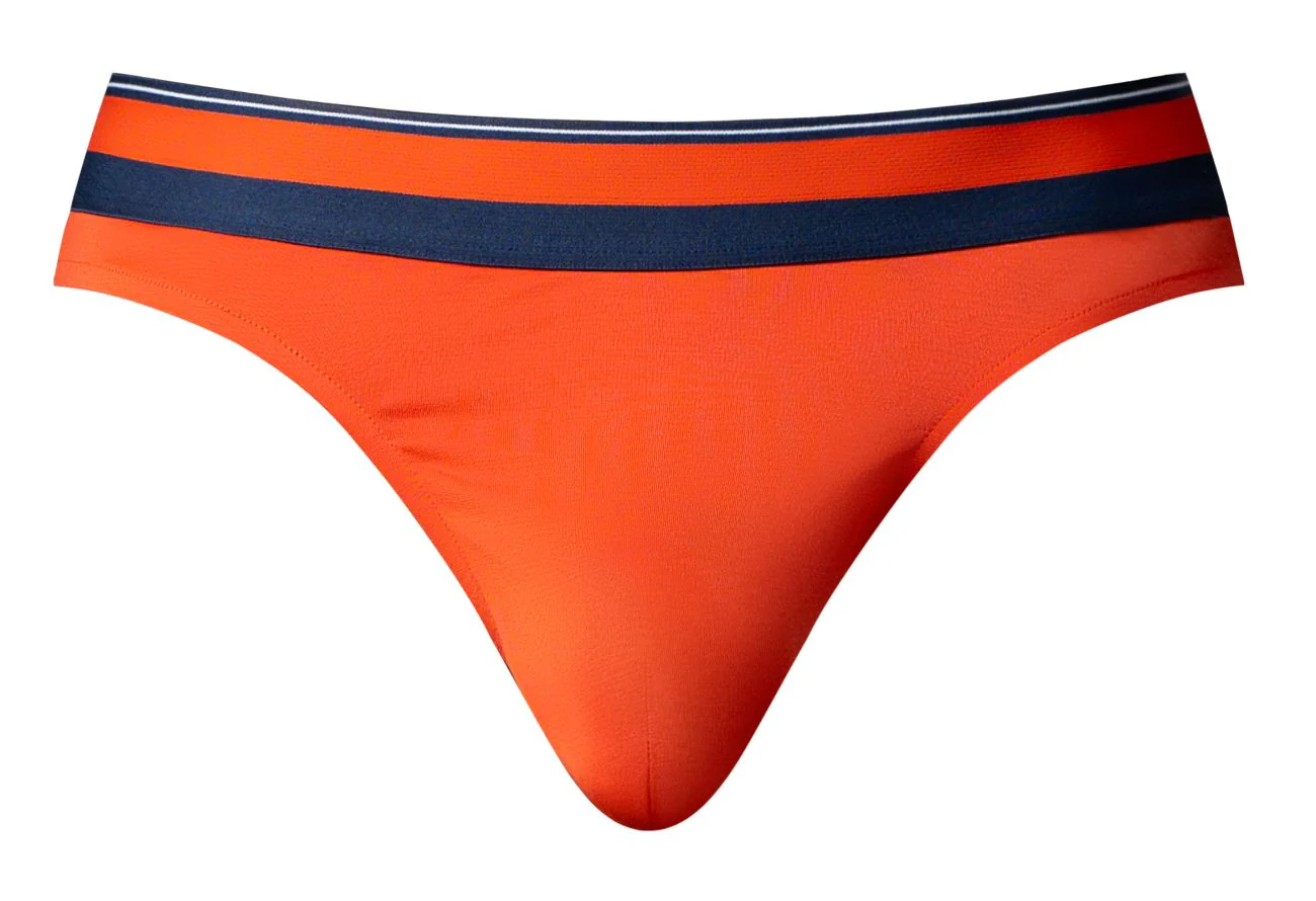 Male Power 412-299 Soo Cumfy Thongs Color Orange - Image 4