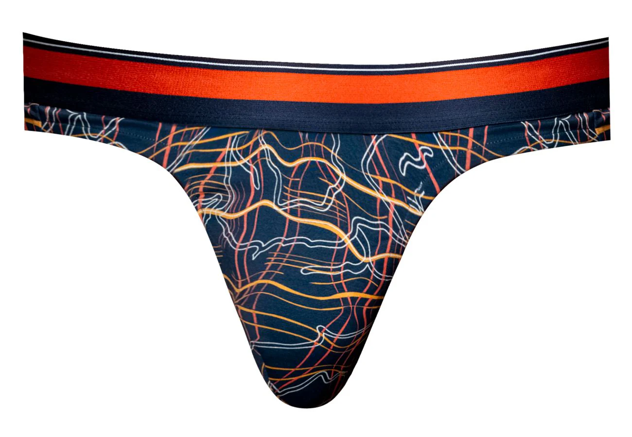 Male Power 412-299 Soo Cumfy Thongs Color Navy - Image 10