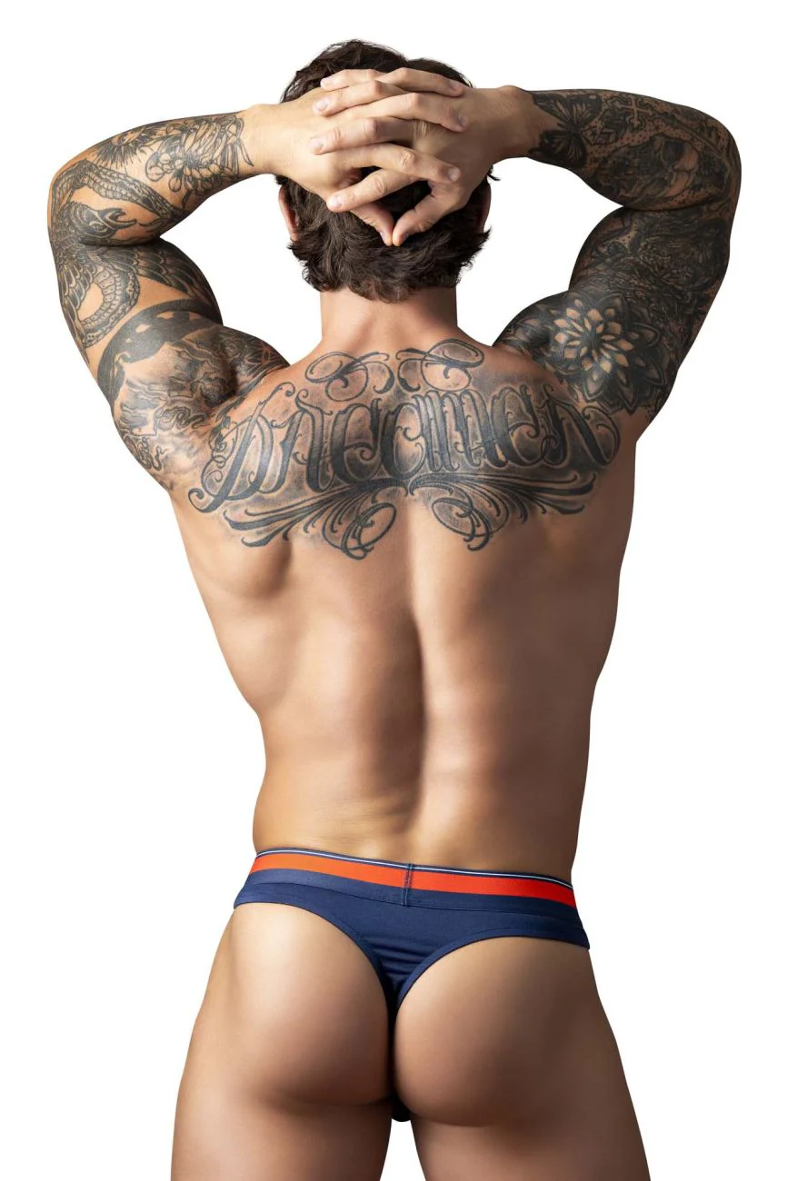 Male Power 412-299 Soo Cumfy Thongs Color Navy - Image 3