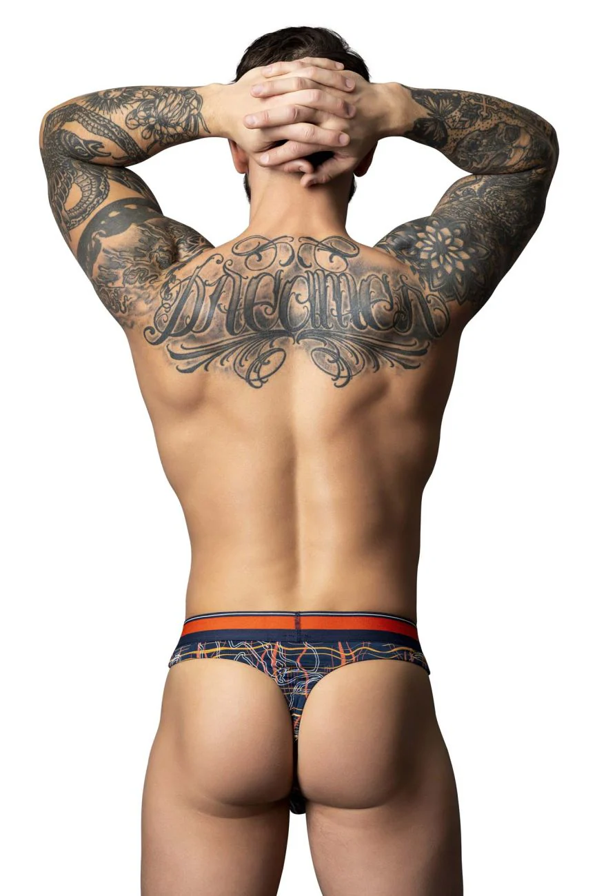 Male Power 412-299 Soo Cumfy Thongs Color Navy - Image 9