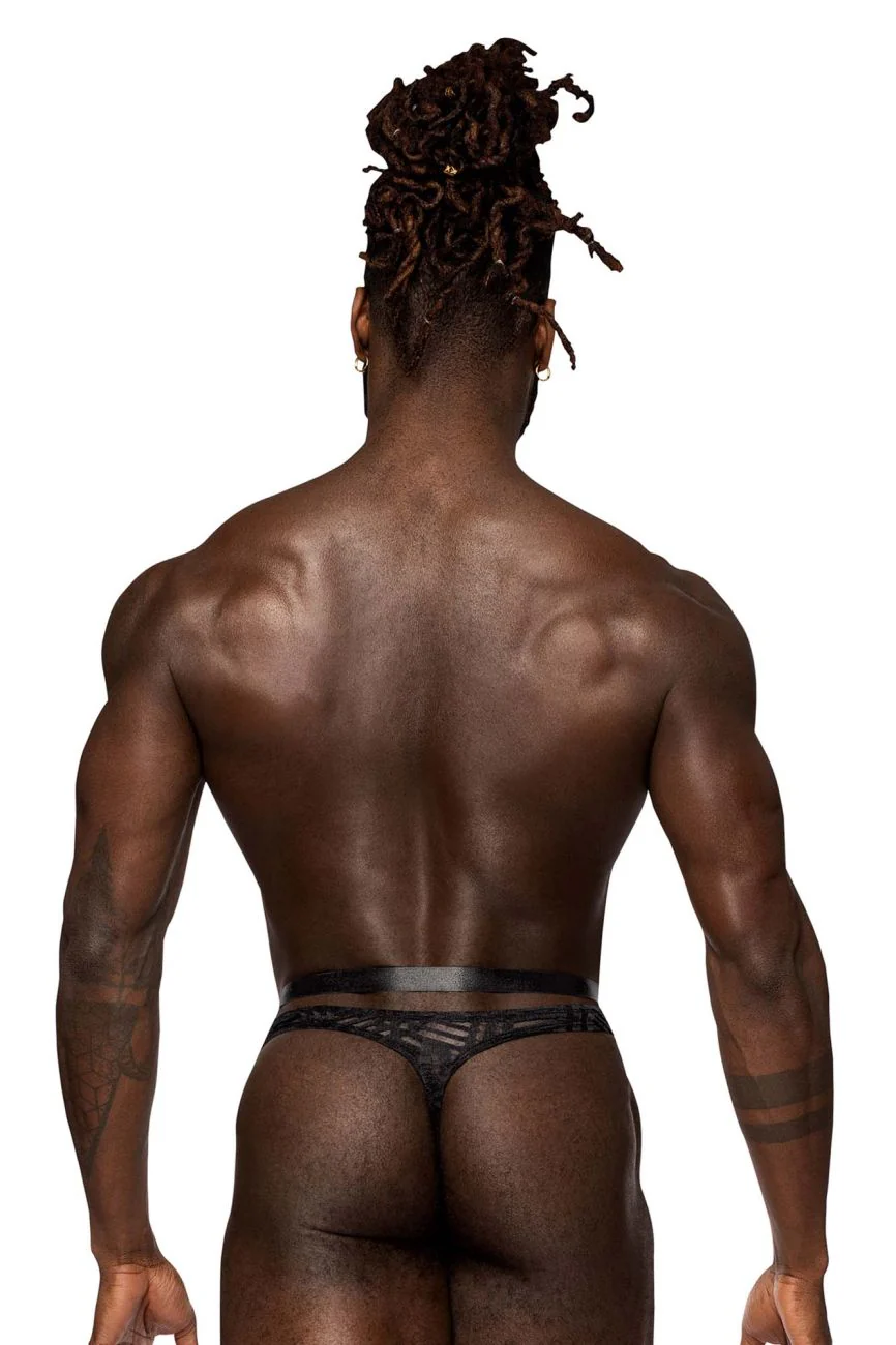 Male Power 415-284 Rude Awakening Strap Thong Color Black - Image 3