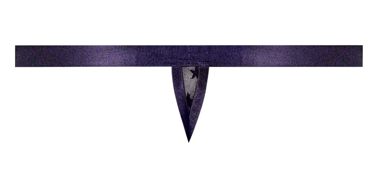 Male Power 416-291 Love Star Thong with Ring Color Purple - Image 5
