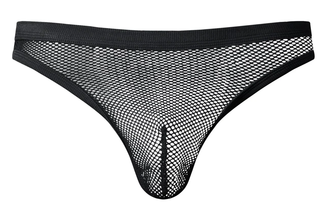 Male Power 441-11C Fishnet 2 Bong Thong Color Black - Image 4