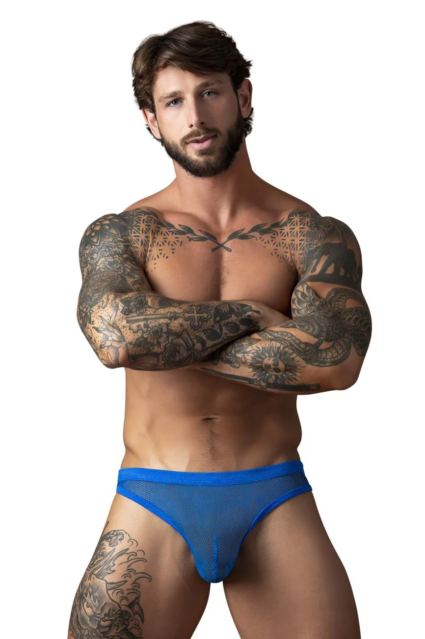 Male Power 441-11C Fishnet 2 Bong Thong Color Royal - Image 2