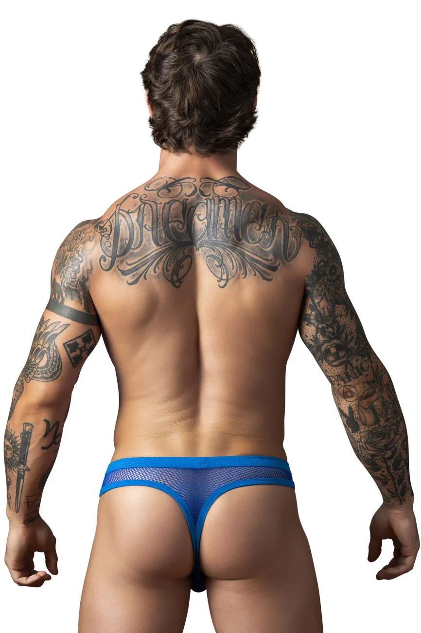 Male Power 441-11C Fishnet 2 Bong Thong Color Royal - Image 3