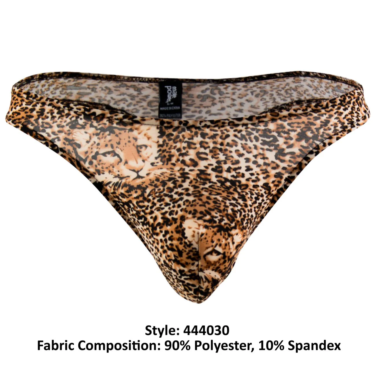 Male Power 444030 Animal Wonder Thong Color Brown - Image 7