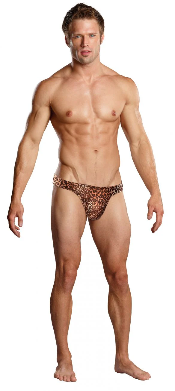 Male Power 444030 Animal Wonder Thong Color Brown - Image 8