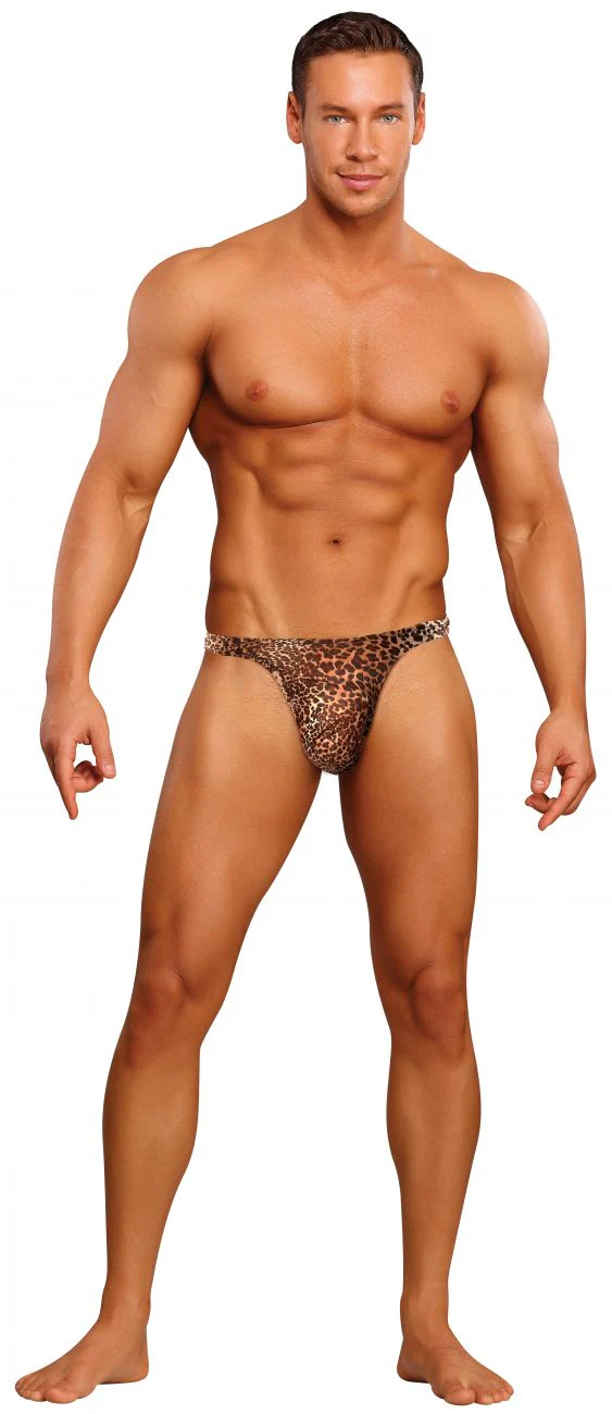 Male Power 444030 Animal Wonder Thong Color Brown - Image 9