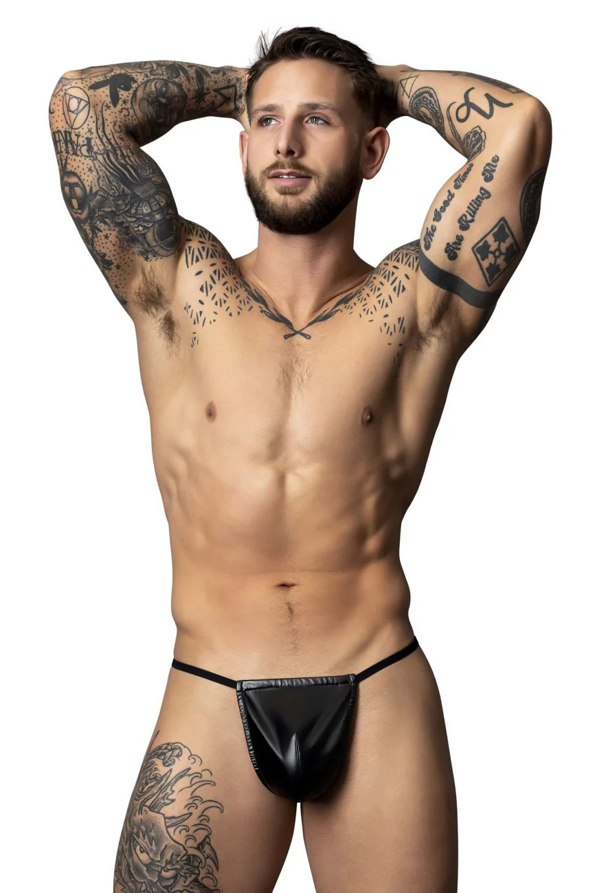 Male Power 450-301 Liquid Onyx 2.0 G-String Color Black - Image 2