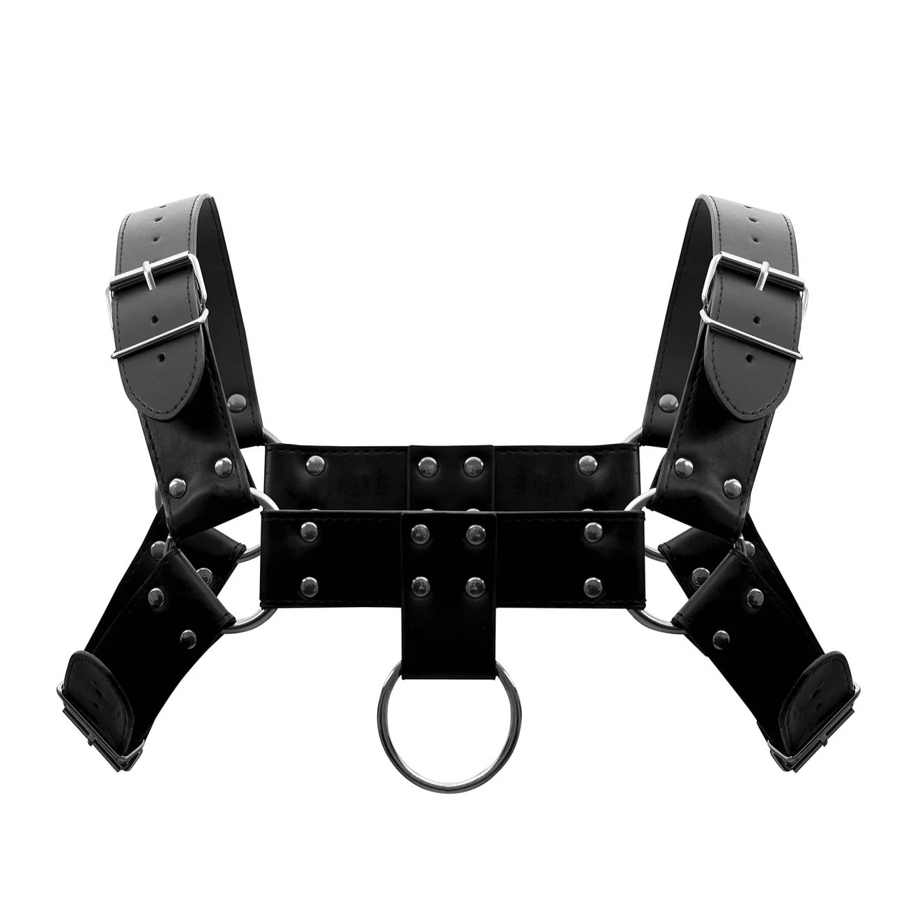 Male Power 590-266 Leather Aries Harness Color Black - Image 7