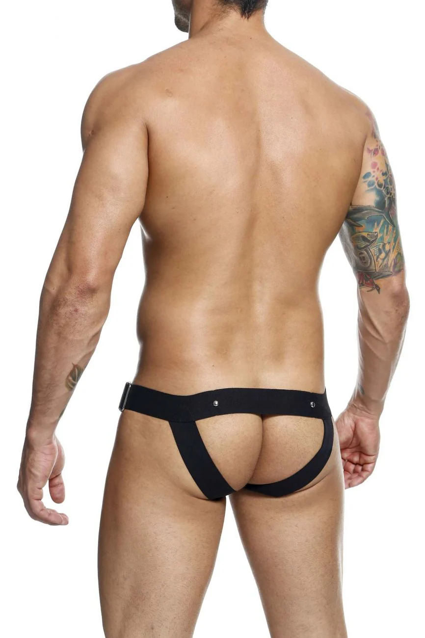 MaleBasics DMBL01 DNGEON Cockring Jockstrap Color Black - Image 3