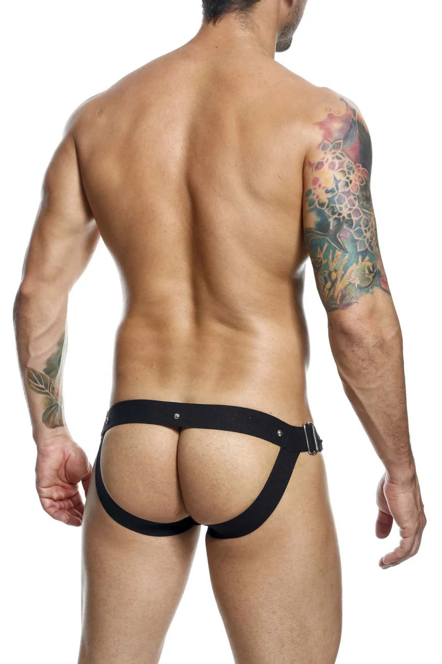 MaleBasics DMBL03 DNGEON Snap Jockstrap Color Black - Image 5