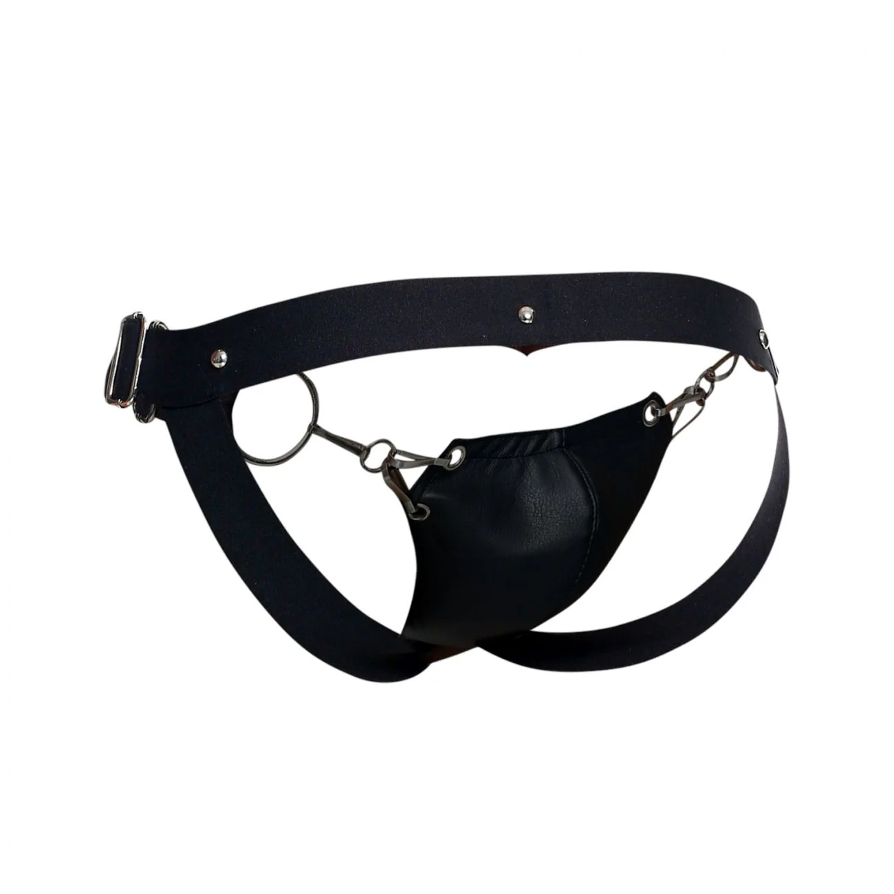 MaleBasics DMBL03 DNGEON Snap Jockstrap Color Black - Image 9