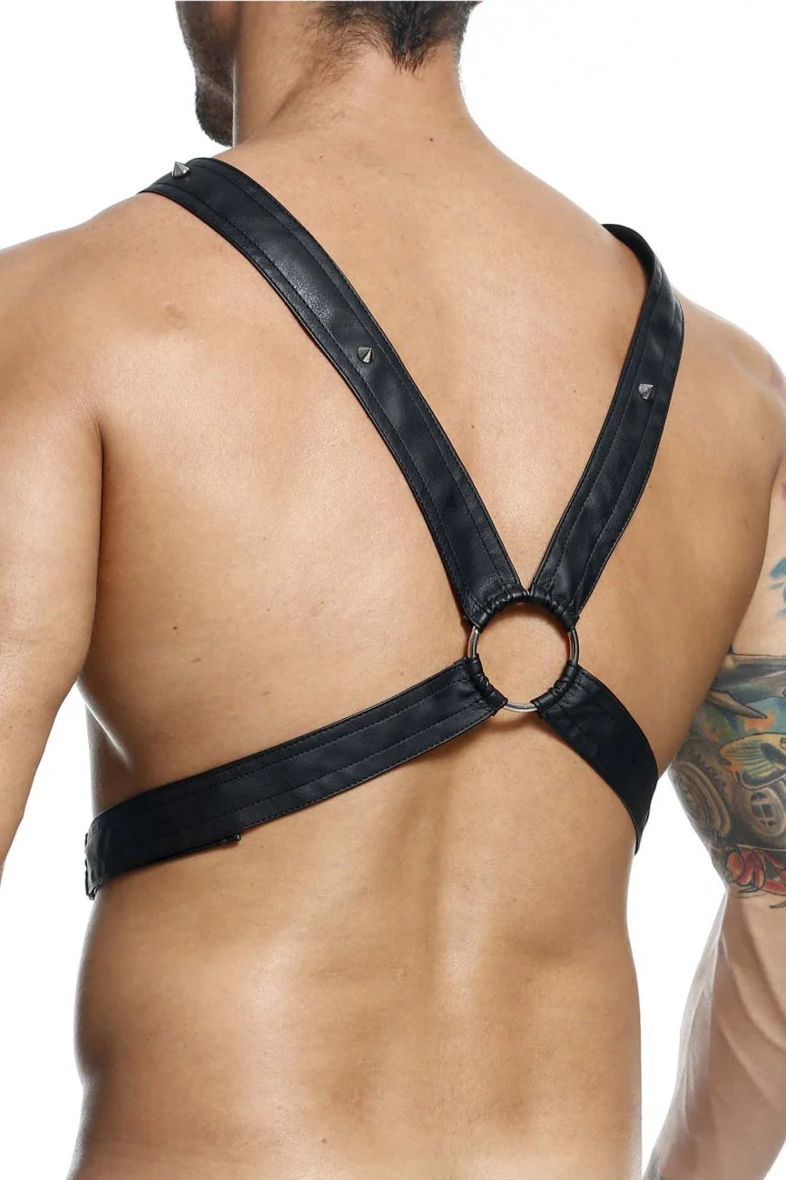 MaleBasics DMBL09 DNGEON Cross Chain Harness Color Black - Image 3