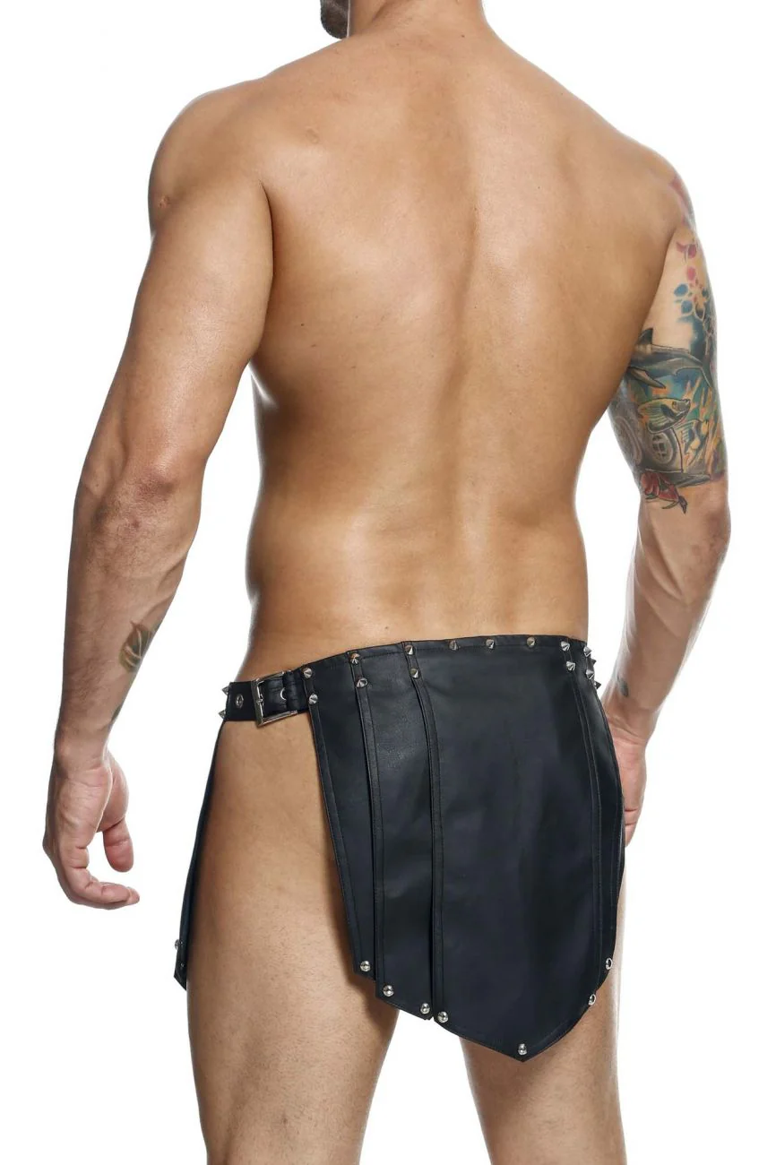 MaleBasics DMBL10 DNGEON Roman Skirt Color Black - Image 3