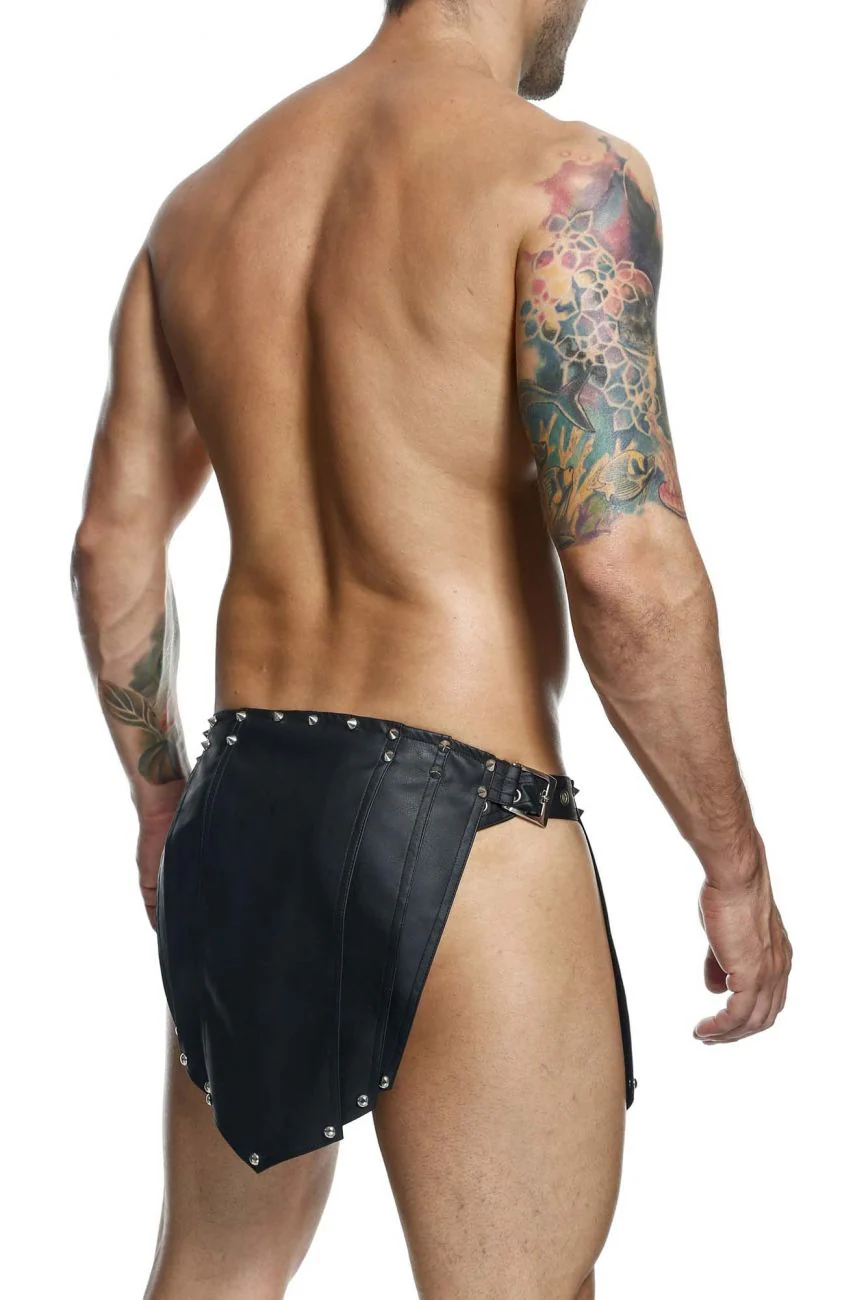 MaleBasics DMBL10 DNGEON Roman Skirt Color Black - Image 5