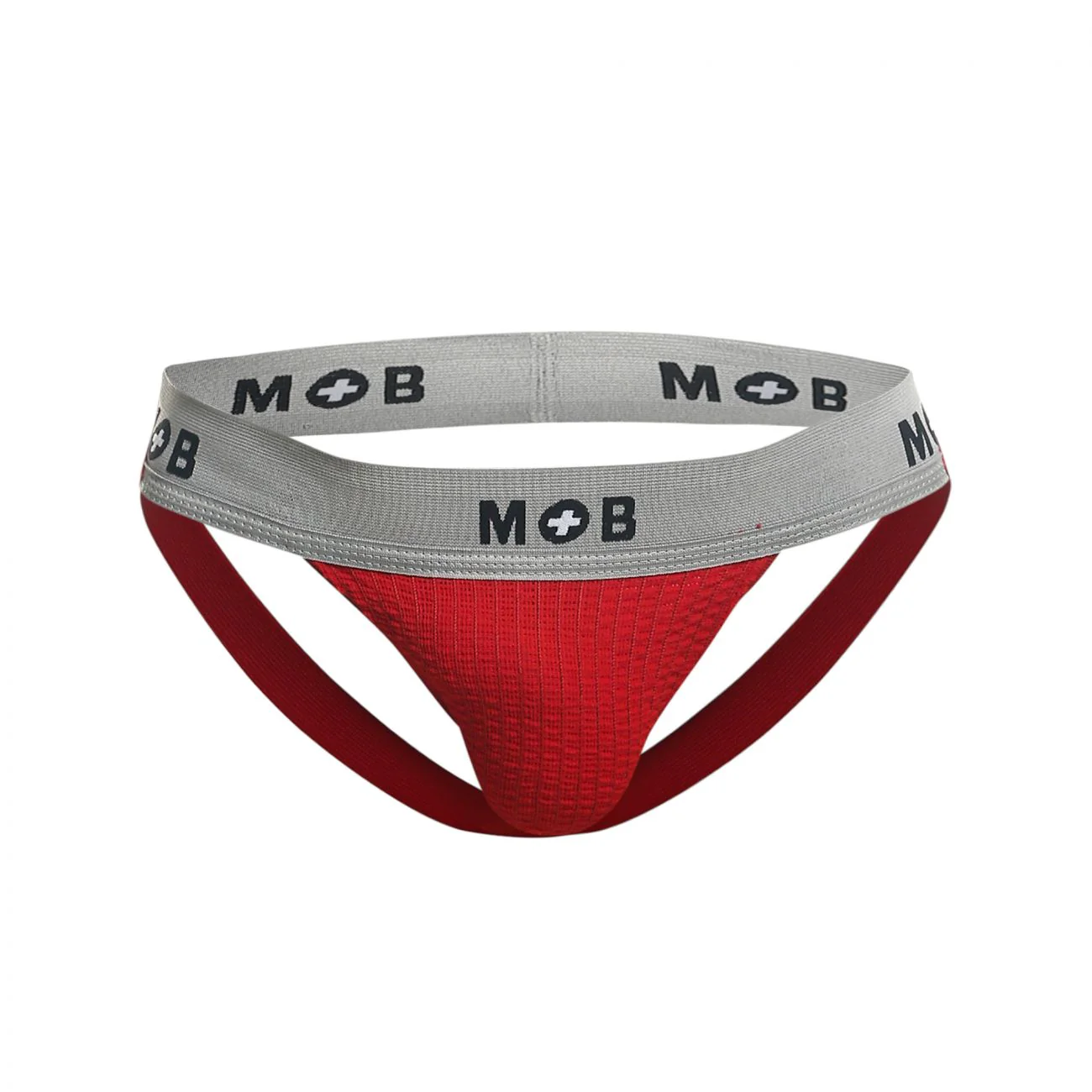 MaleBasics MBL107 MOB Classic Fetish Jock 3 Inches Jockstrap Color Red - Image 8