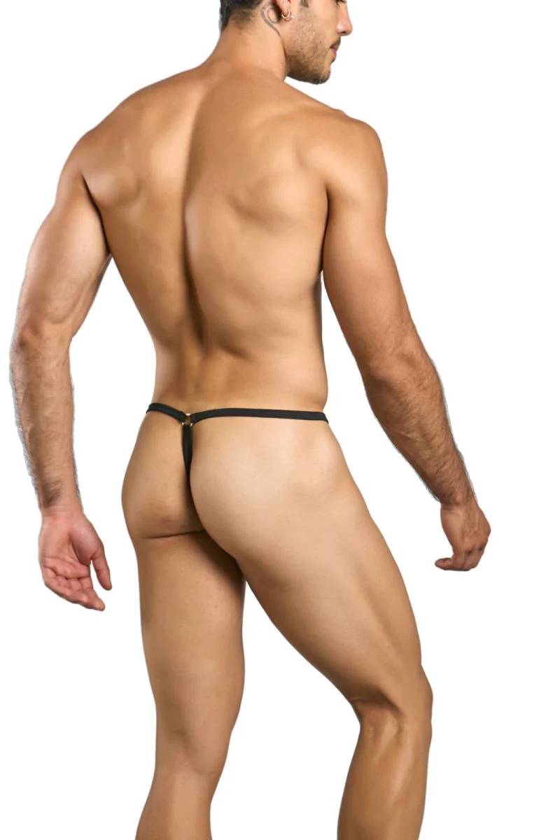 MaleBasics MBL24 Tear Drop Thongs Color Black - Image 3