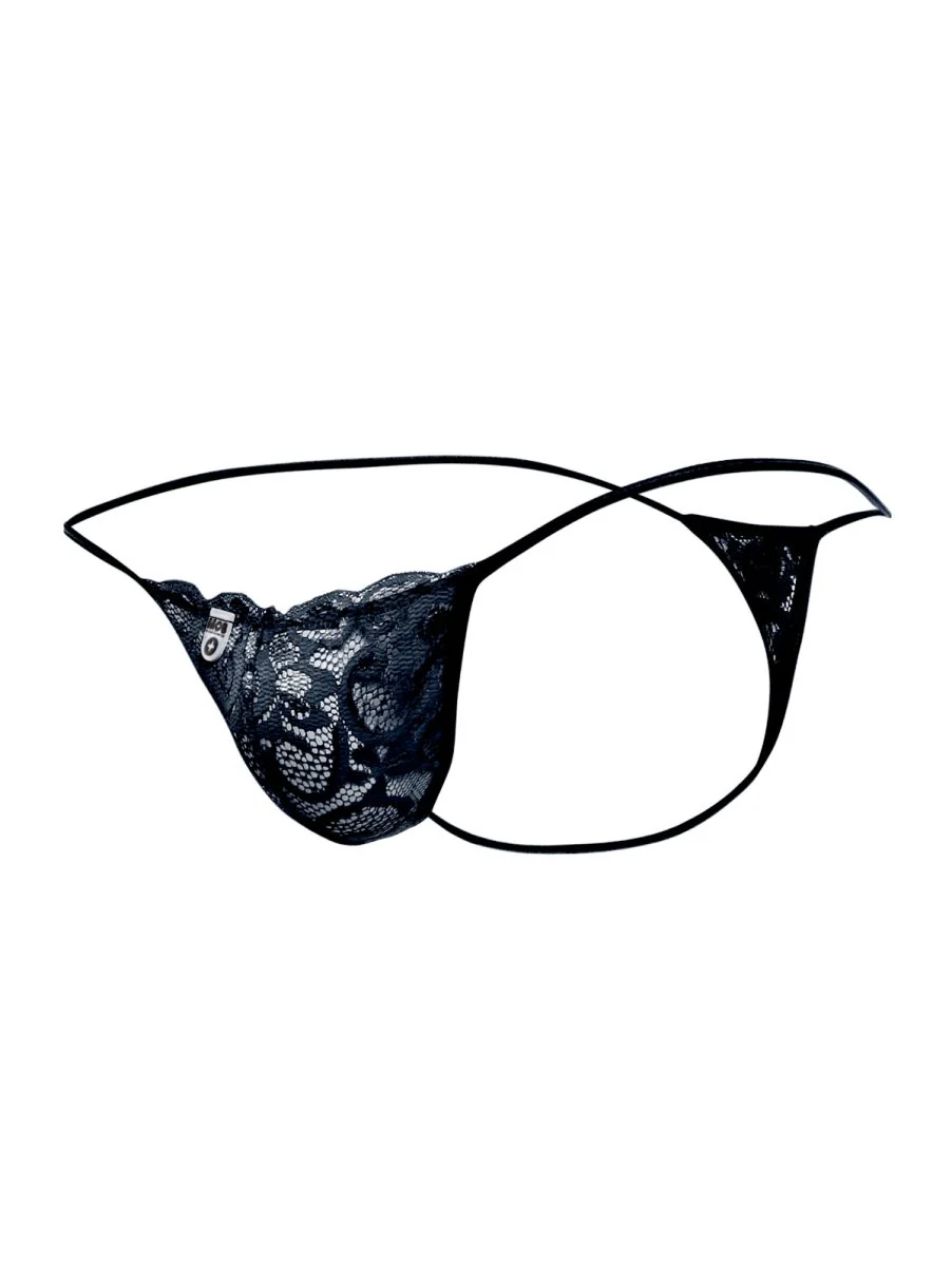 MaleBasics MBL27 Lace Thongs Color Black - Image 6