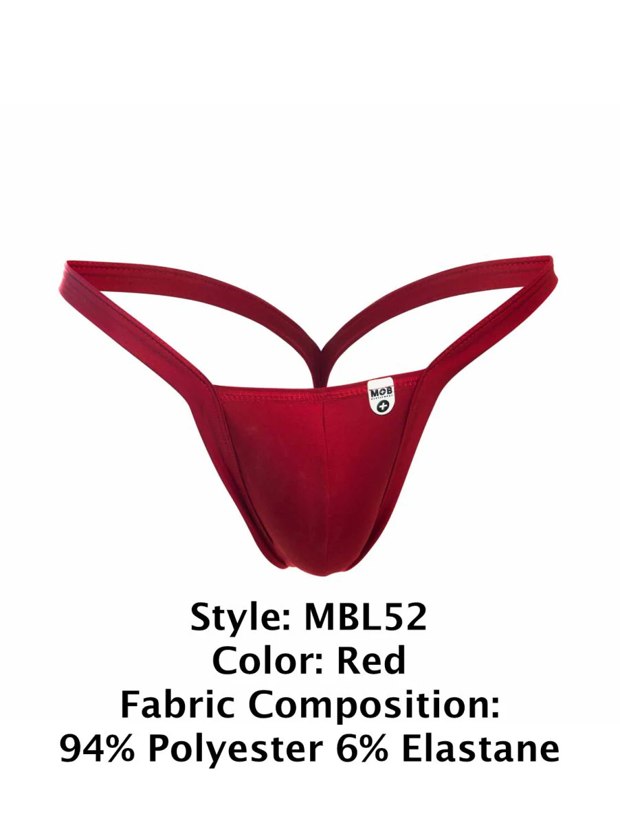 MaleBasics MBL52 Y Buns Thongs Color Red - Image 8
