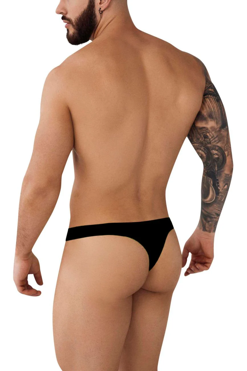 Pikante PIK 0978X Men's Underwear Angola Thongs Color Black - Image 3