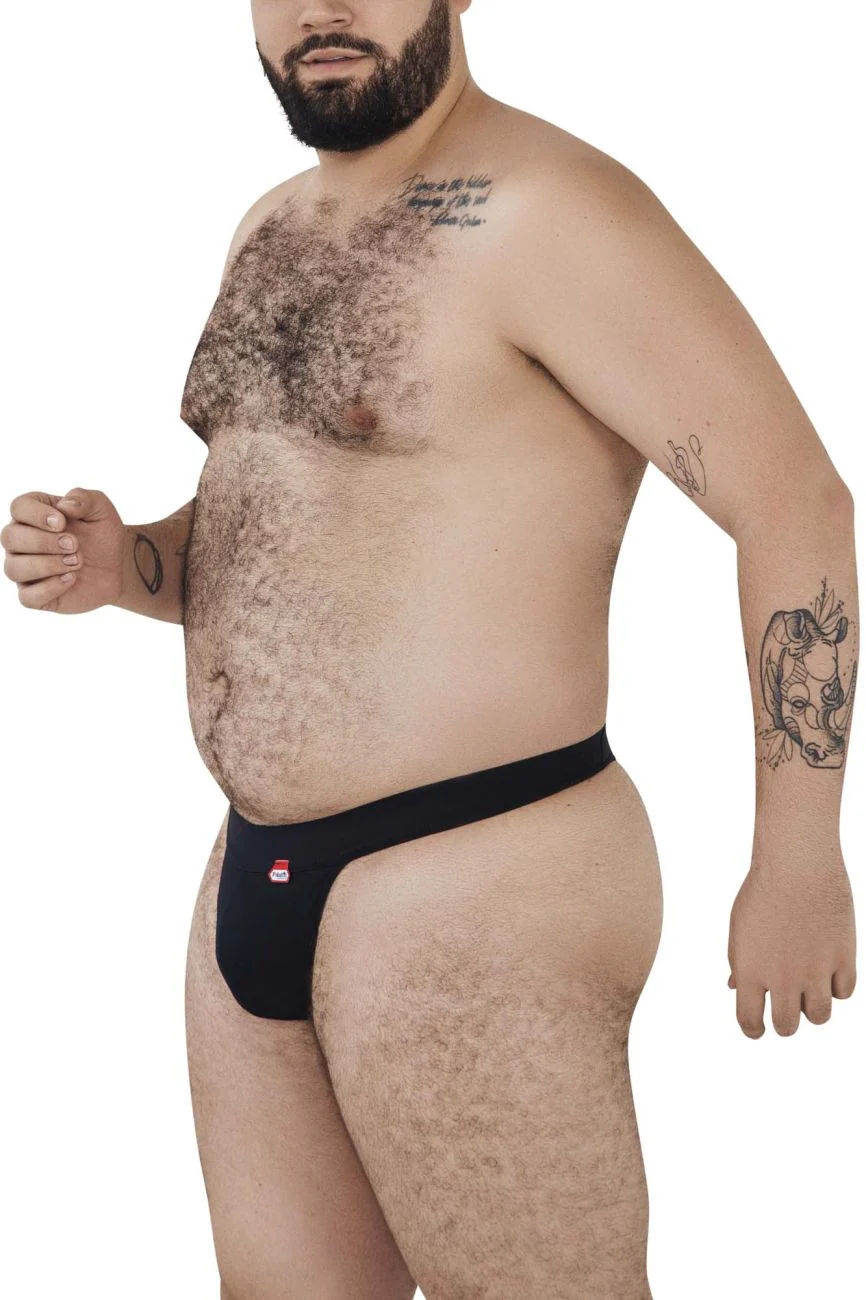 Pikante PIK 1024X Men's Underwear Terni Thongs Color Black - Image 4