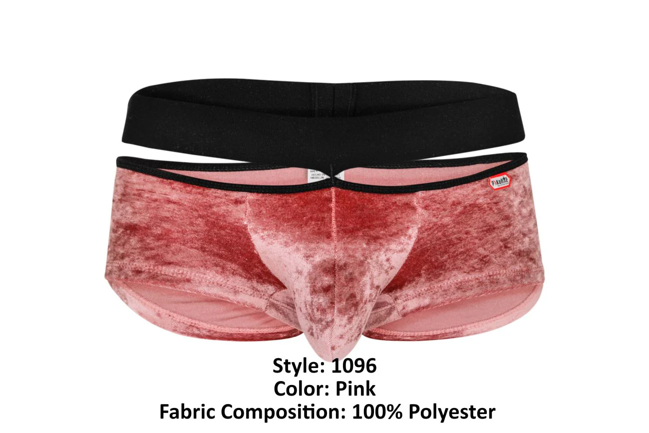 Pikante PIK 1096 Clandestine Velvet Trunks Color Pink - Image 8