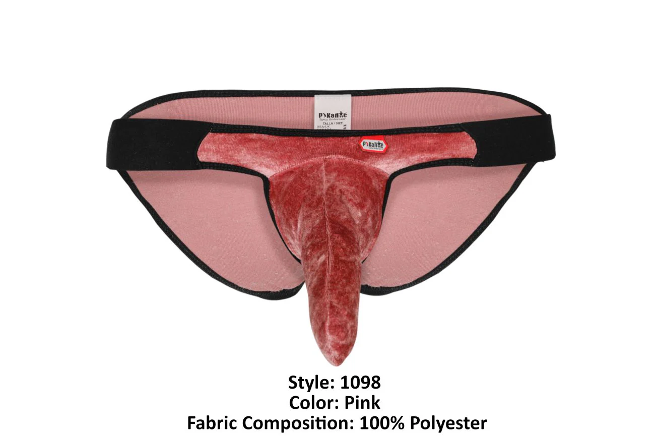 Pikante PIK 1098 Clandestine Velvet Bikini Color Pink - Image 8