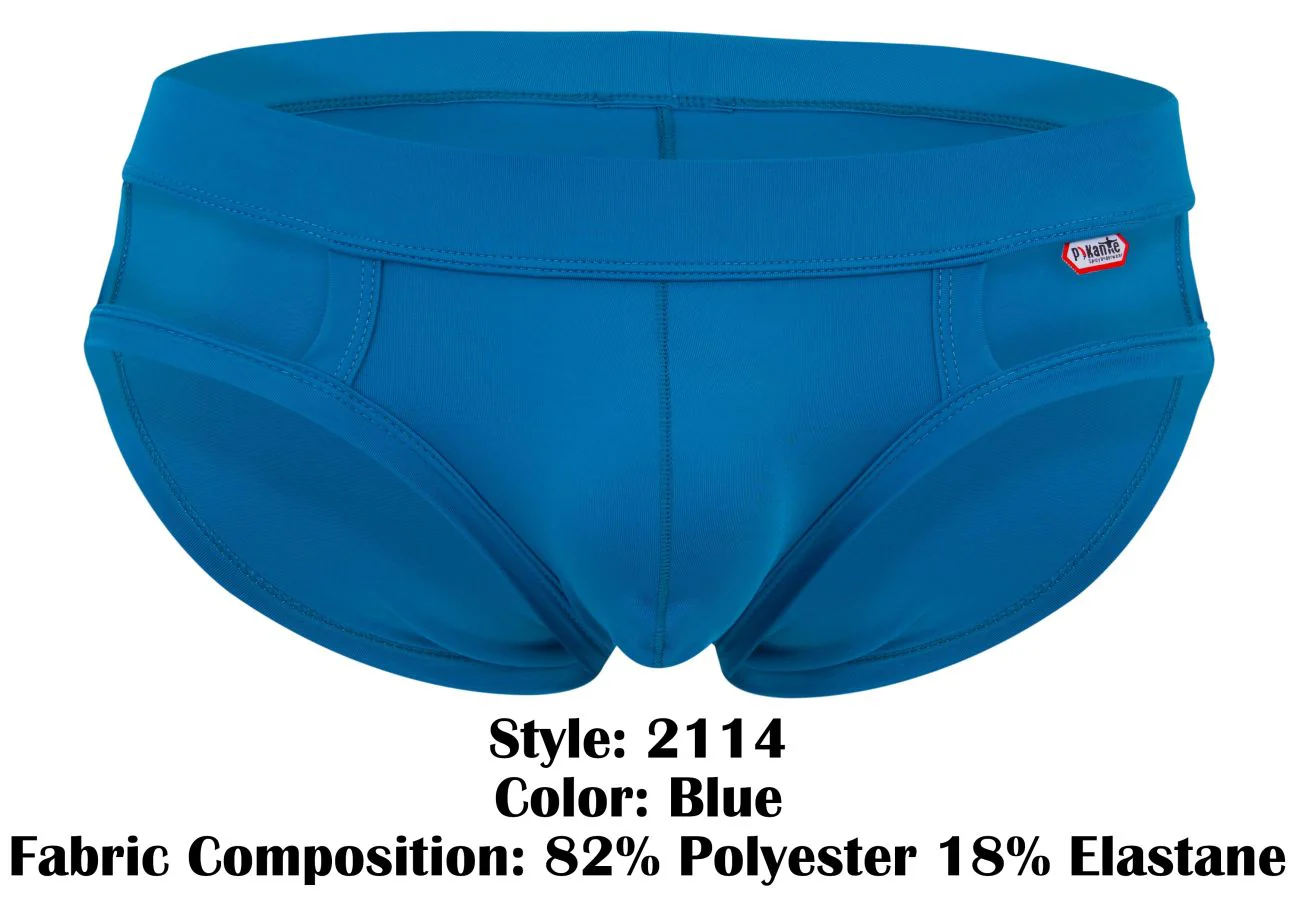 Pikante PIK 2114 Men's Underwear Lenox Briefs Color Blue - Image 8