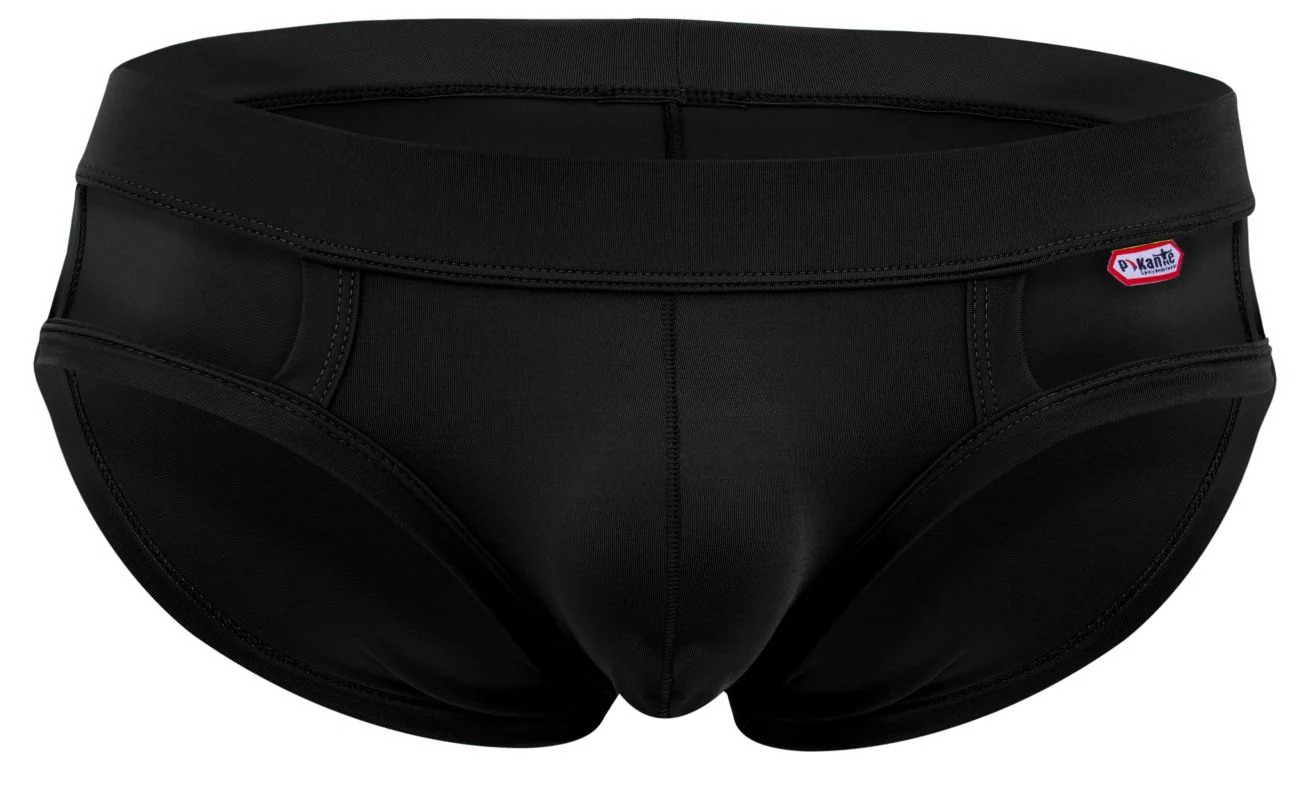 Pikante PIK 2114 Men's Underwear Lenox Briefs Color Black - Image 5