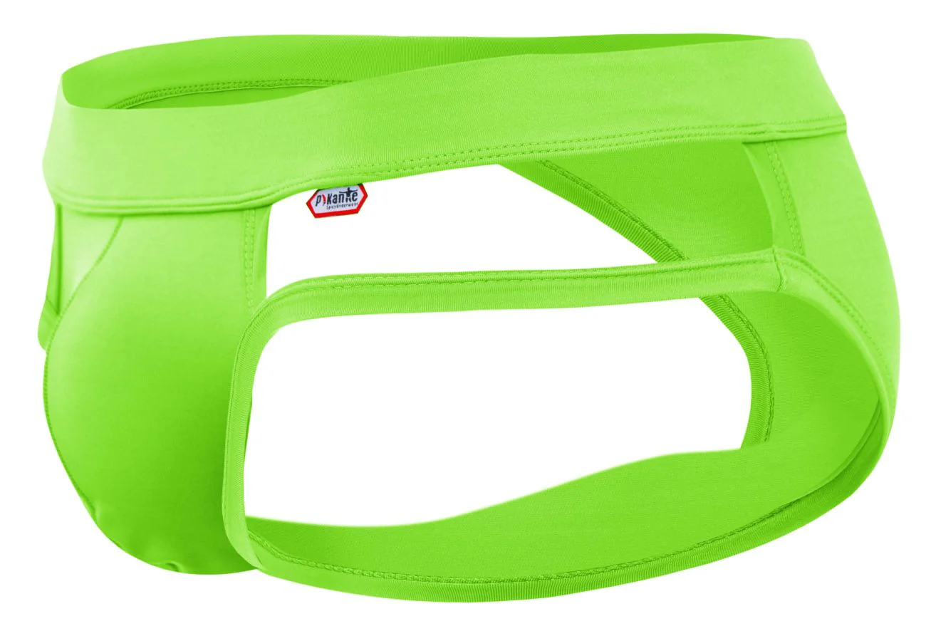 Pikante PIK 2114 Men's Underwear Lenox Briefs Color Neon Green - Image 6