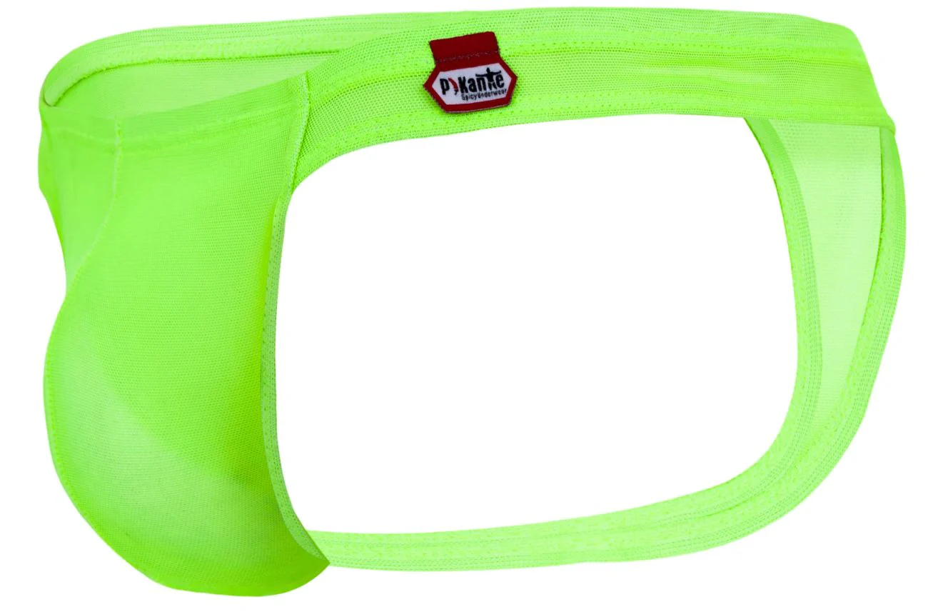 Pikante PIK 2115 Men's Underwear Amusing Thongs Color Neon Green - Image 6