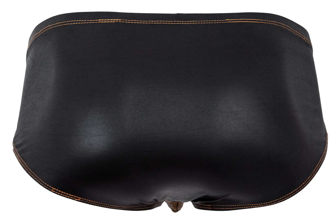 Pikante PIK 2122 Men's Underwear Gold Cup Briefs Color Black - Image 7