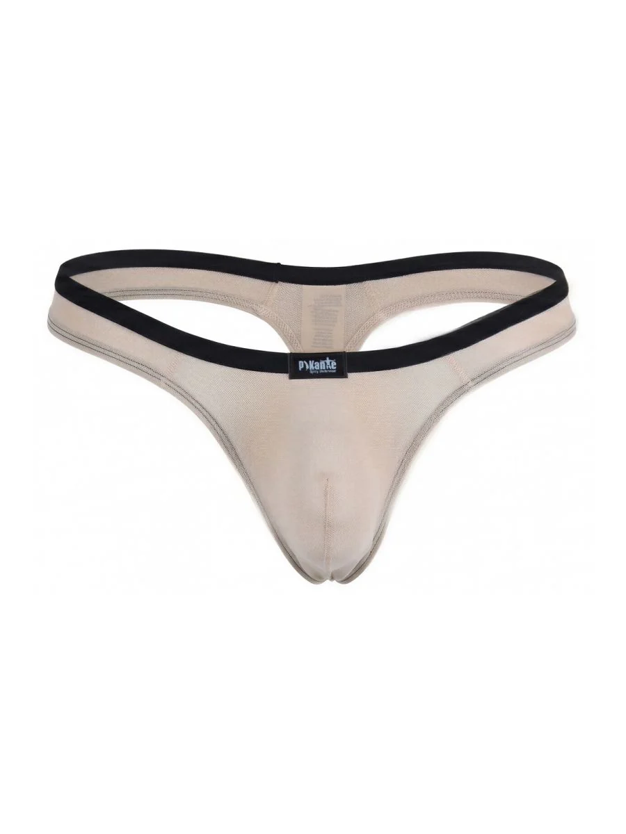 Pikante 26076 Mens Underwear Isis Sleek Thongs Color Beige - Image 5