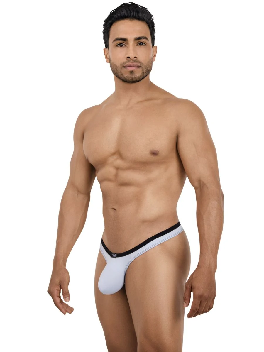Pikante PIK 26077 Mens Underwear Isis Thongs Color Gray - Image 4