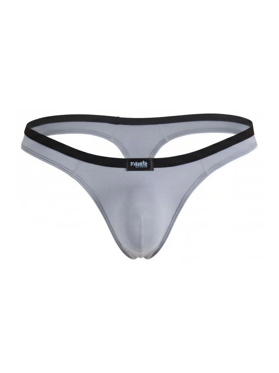 Pikante PIK 26077 Mens Underwear Isis Thongs Color Gray - Image 5