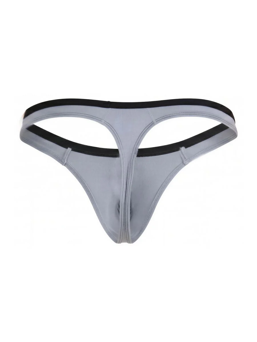 Pikante PIK 26077 Mens Underwear Isis Thongs Color Gray - Image 6